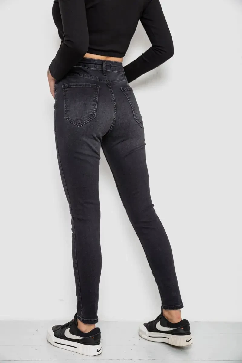 Джинси жіночі, колір темно-сірий, 244R5760 4