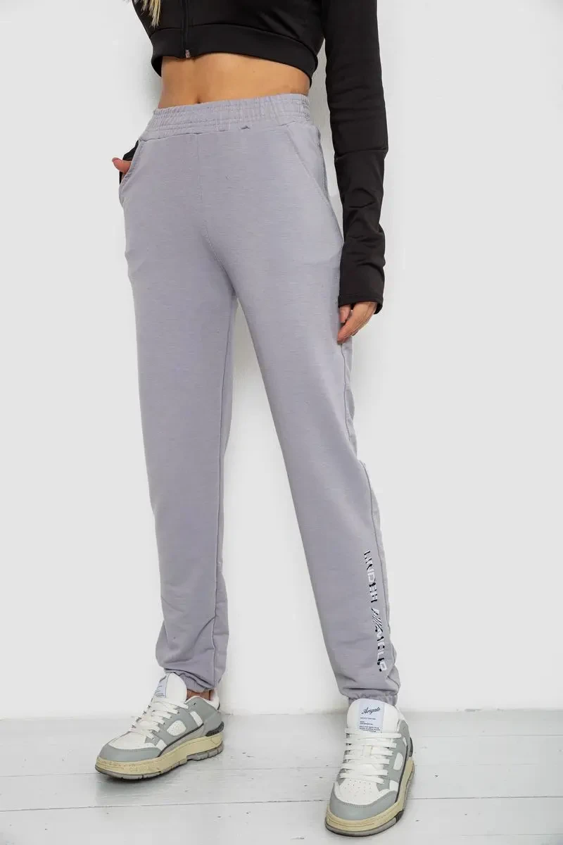 Спортивні штани жіночі, колір сірий, 238R57673 3