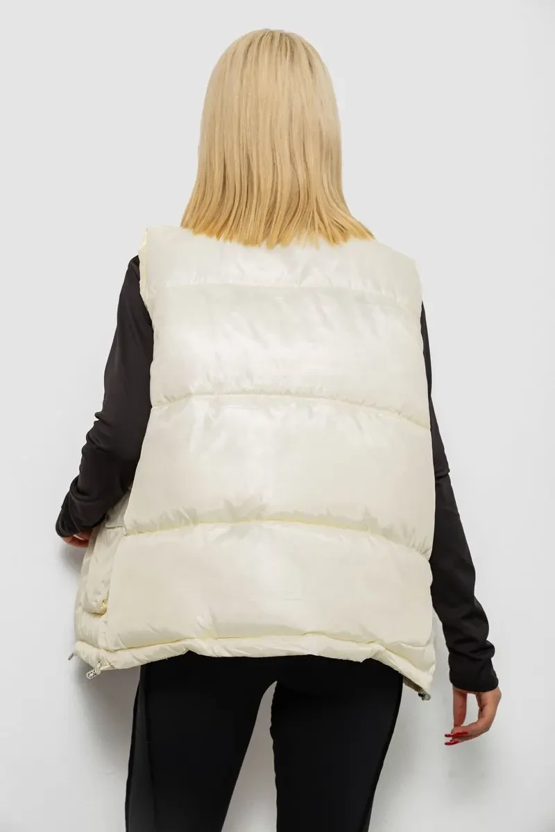 Жилет жіночий, колір кремовий, 244R533-1 4