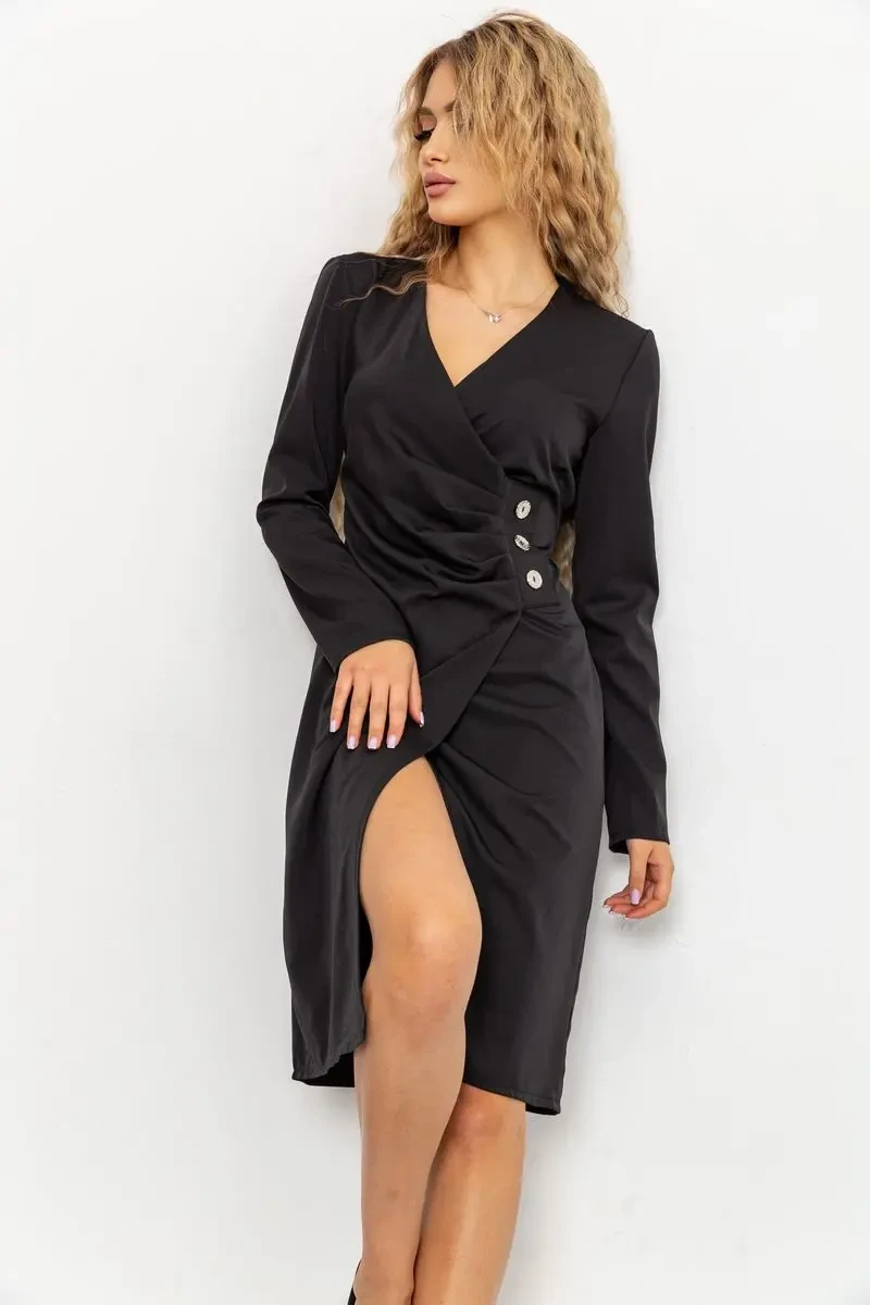 Сукня, колір чорний, 176R1050 3