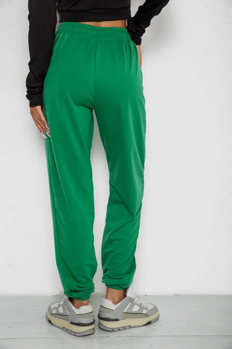 Спортивні штани жіночі, колір зелений, 238R347-1 4