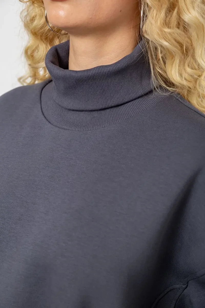 Спортивний костюм жіночий на флісі, колір сірий, 102R7723 5