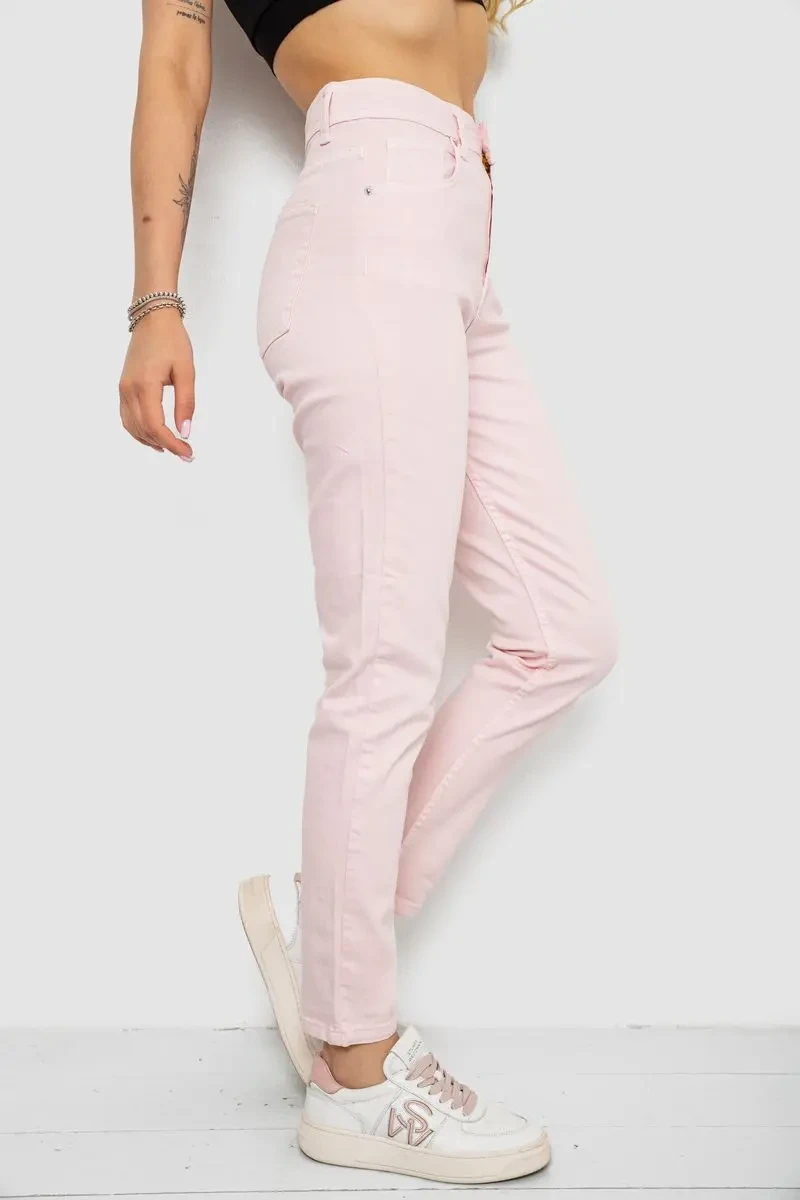 Джинси жіночі, колір пудровий, 182R1450 3