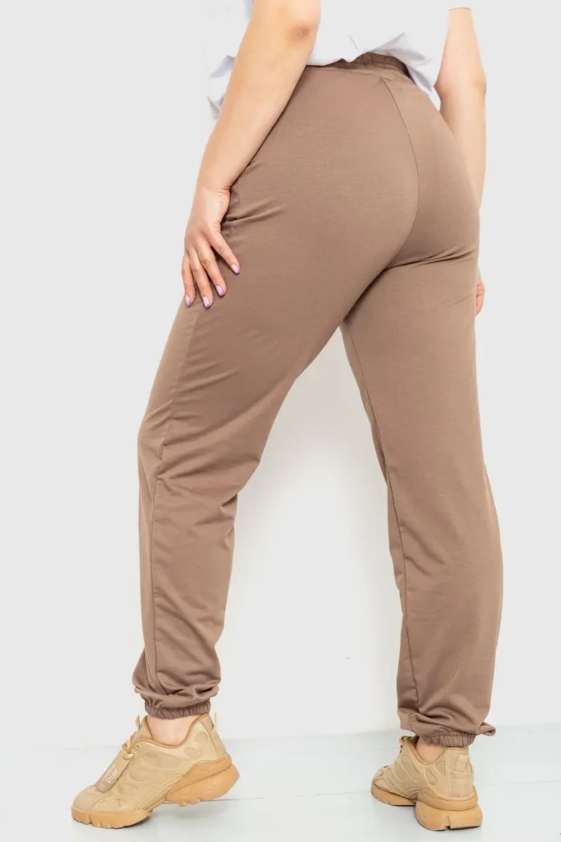 Спорт штани жіночі демісезонні, колір мокко, 129R1488 4