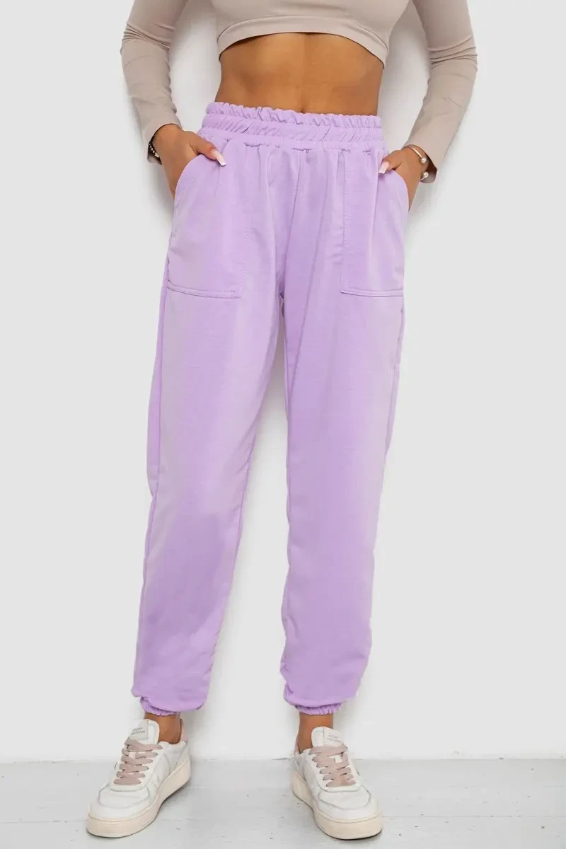 Спортивні штани жіночі, колір бузковий, 238R347-1