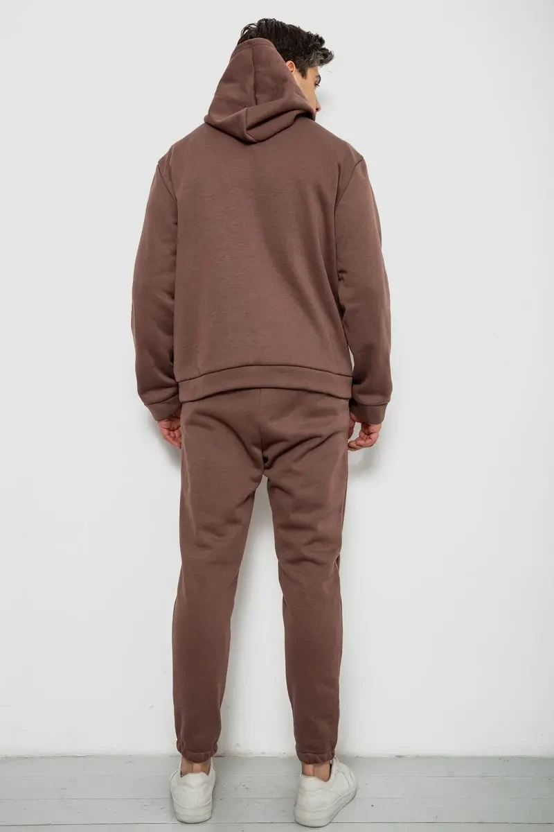 Спортивний костюм чоловічий на флісі, колір мокко, 238R57046 4