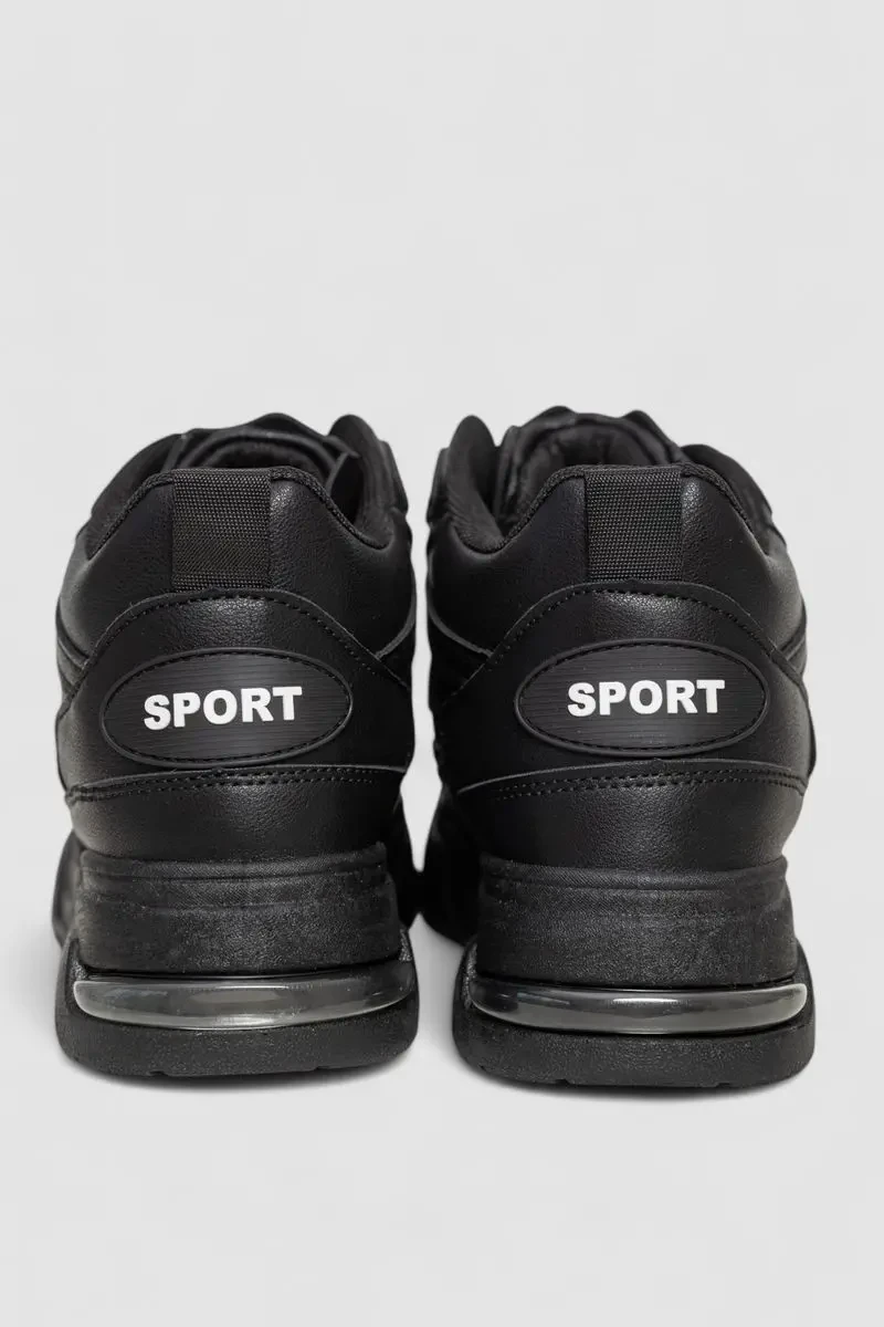 Кросівки жіночі на хутрі, колір чорний, 243R107-5 4