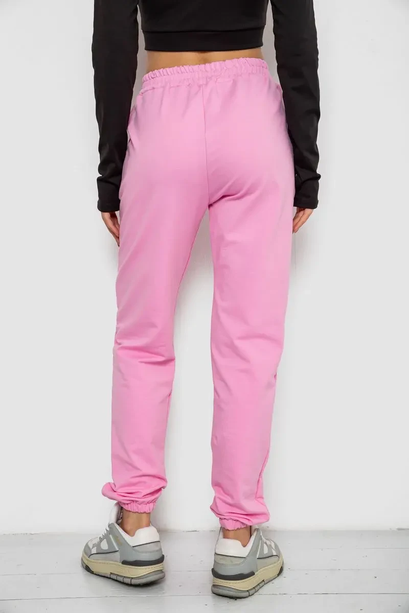 Спортивні штани жіночі, колір рожевий, 238R324 4