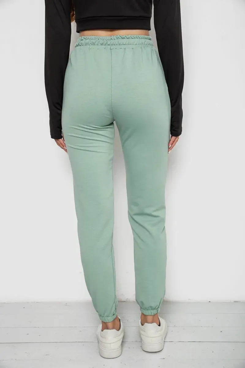 Спортивні штани жіночі, колір оливковий, 238R5052-1 4