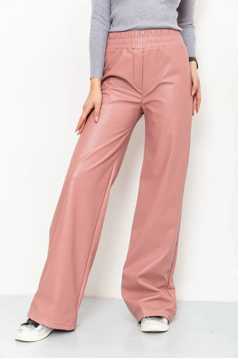 Лосіни жіночі на флісі, колір пудровий, 164R82 2