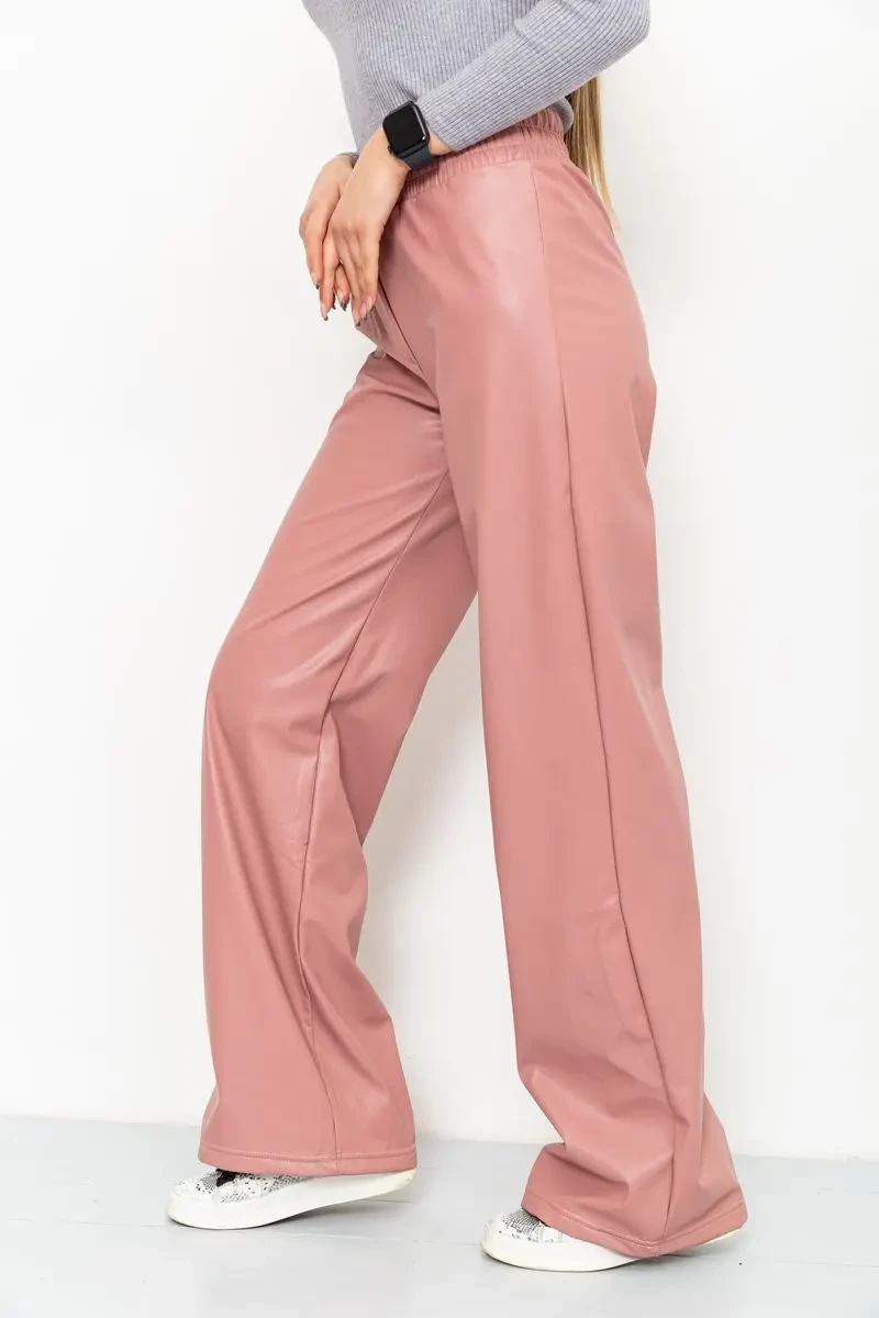 Лосіни жіночі на флісі, колір пудровий, 164R82 3