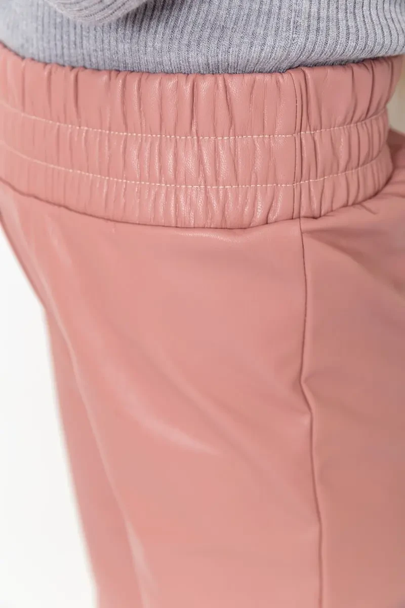 Лосіни жіночі на флісі, колір пудровий, 164R82 5