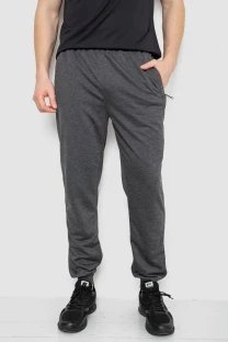 Спорт штани чоловічі, колір темно-сірий, 244R41669