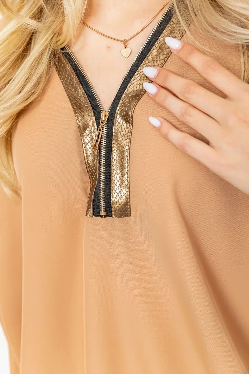 Костюм жіночий, колір бежевий, 131R660 5