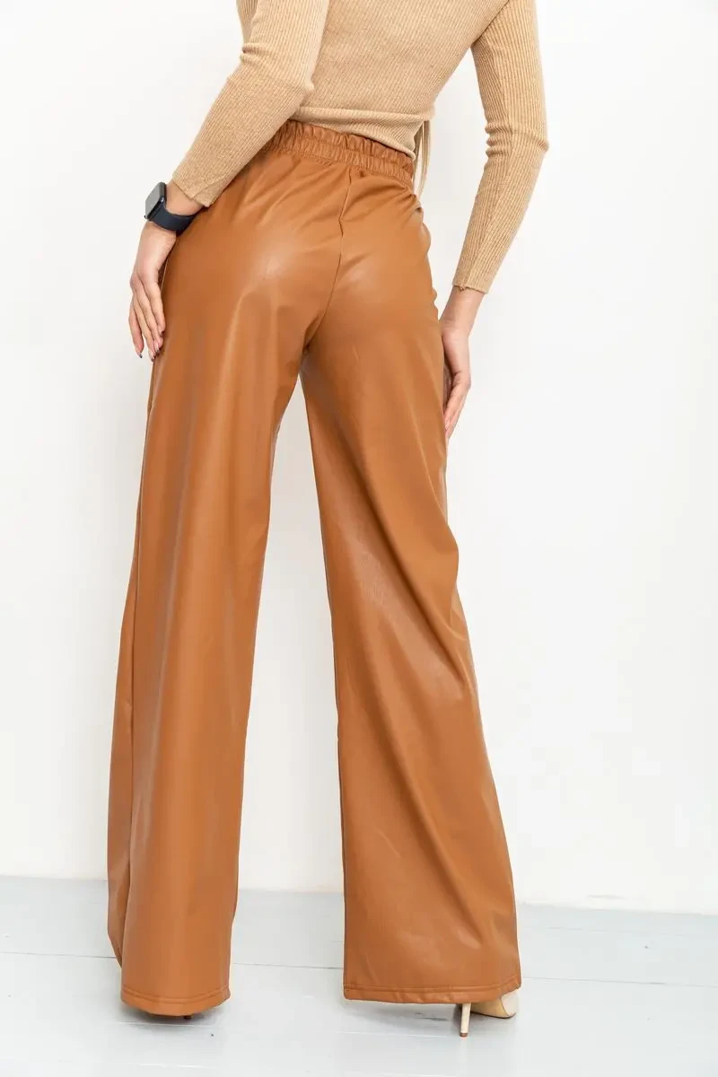 Лосіни жіночі на флісі, колір коричневий, 164R82 4