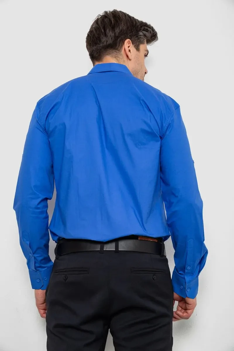 Сорочка чоловіча, колір електрик, 214R7004 5