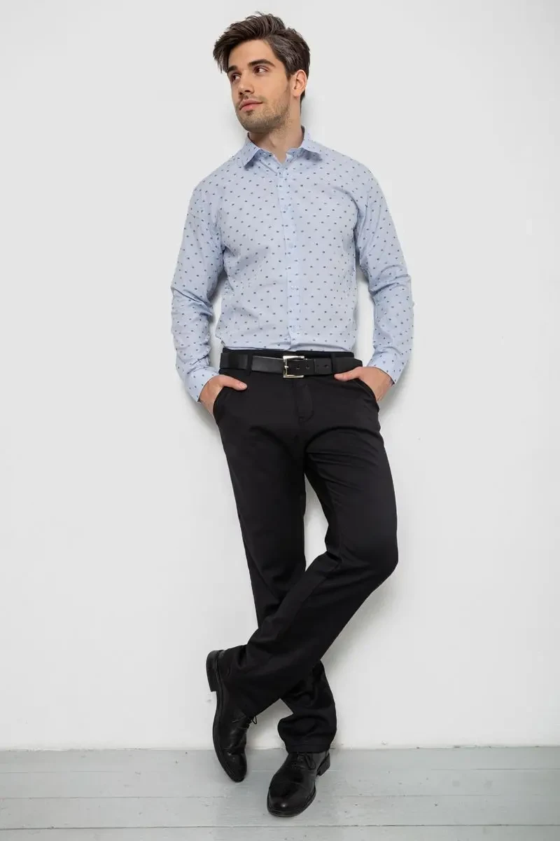 Сорочка чоловіча, колір блакитний, 214R824 2