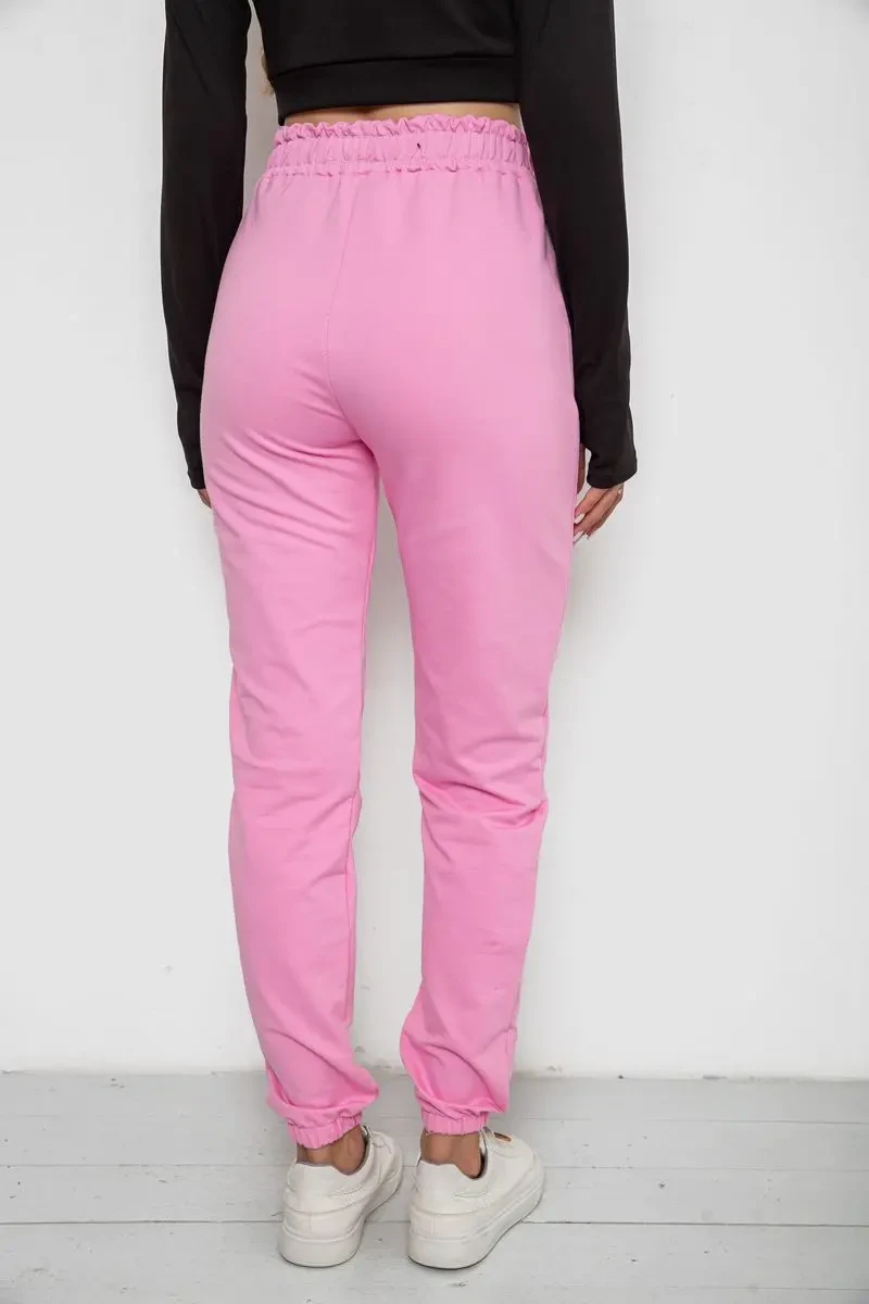 Спортивні штани жіночі, колір рожевий, 238R5052 4