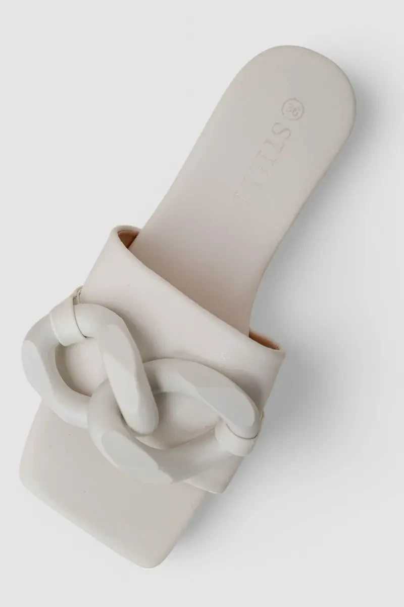 Шльопанці жіночі, колір білий, 248RL165 2