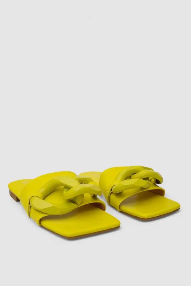 Шльопанці жіночі, колір жовтий, 248RL165 3