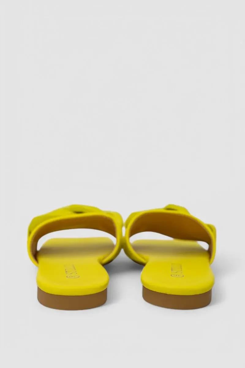 Шльопанці жіночі, колір жовтий, 248RL165 4
