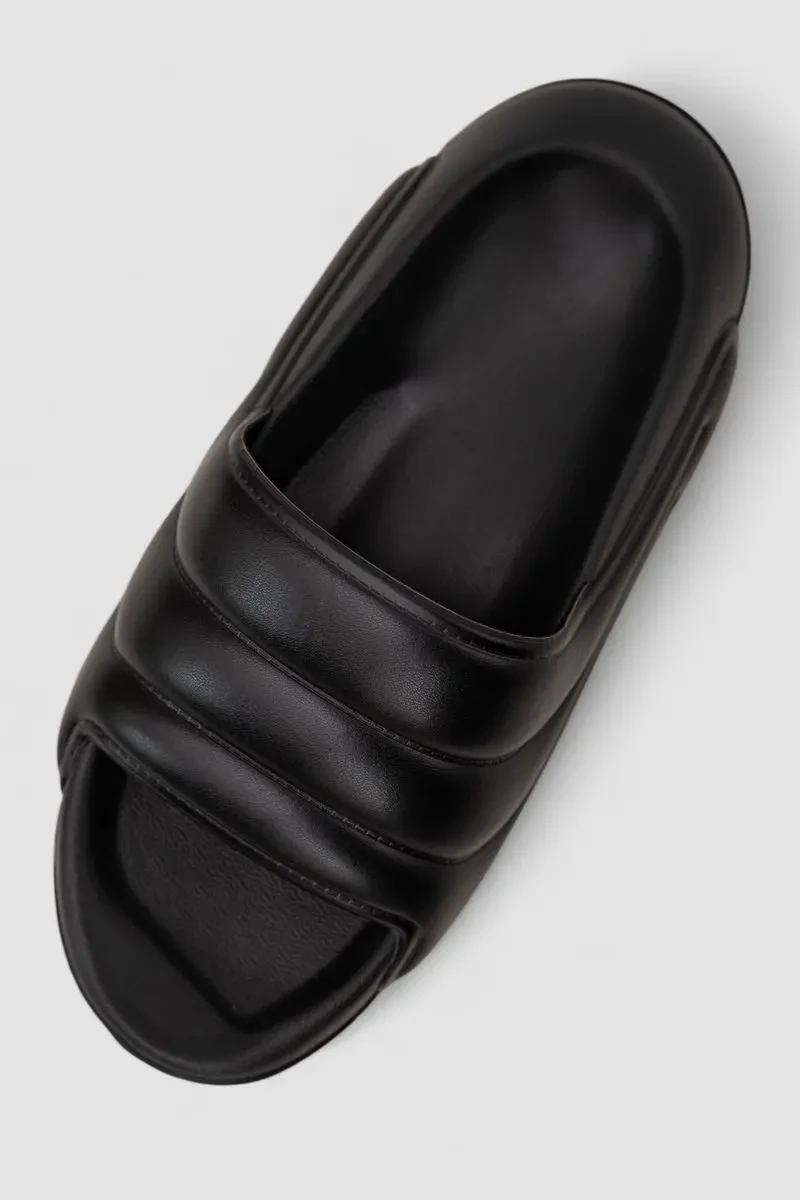 Шльопанці жіночі, колір чорний, 248RYY03 2