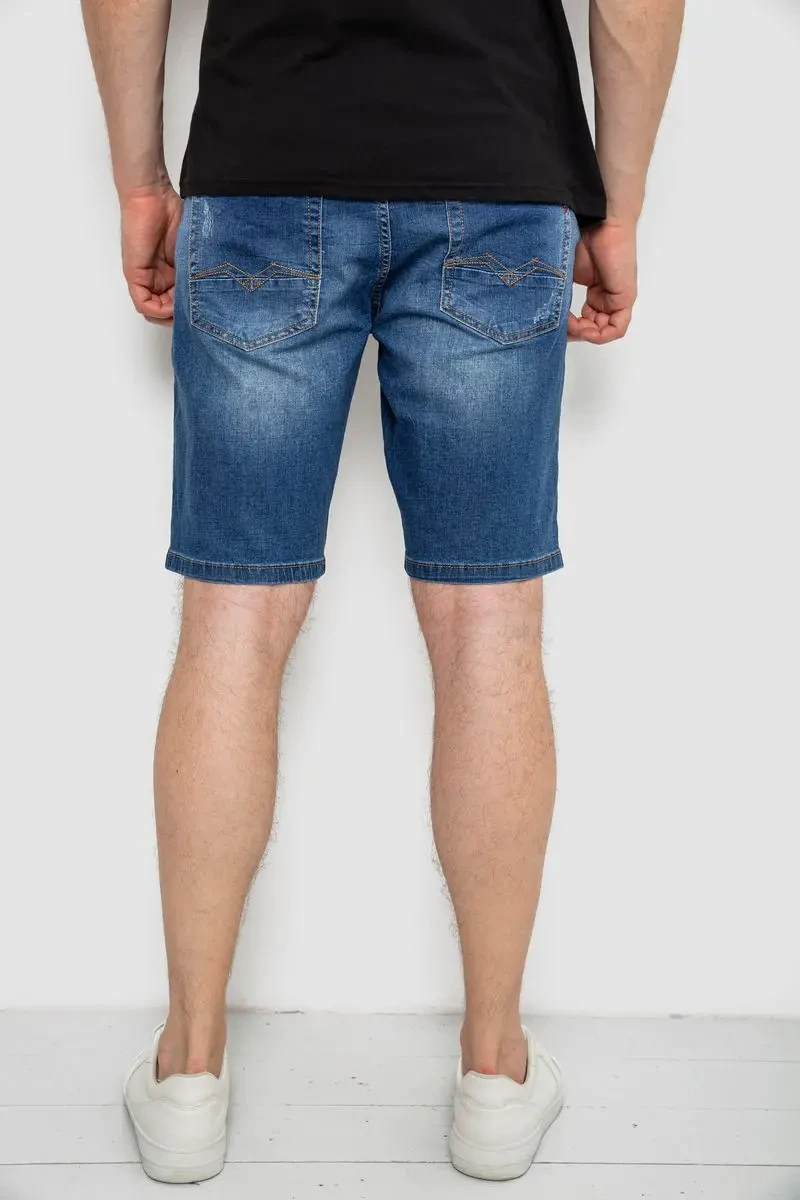 Джинсові шорти чоловічі, колір синій, 244R5A-049 4