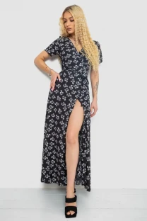 Сарафан  принтом, колір чорно-білий, 241R174