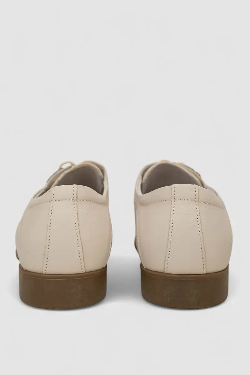 Туфлі чоловічі з перфорацією, колір бежевий, 243RC1592 4