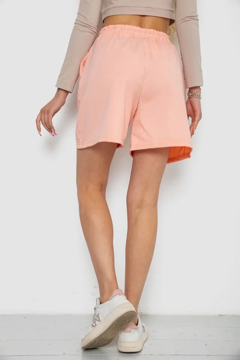 Шорти жіночі однотонні, колір персиковий, 238R57907 4