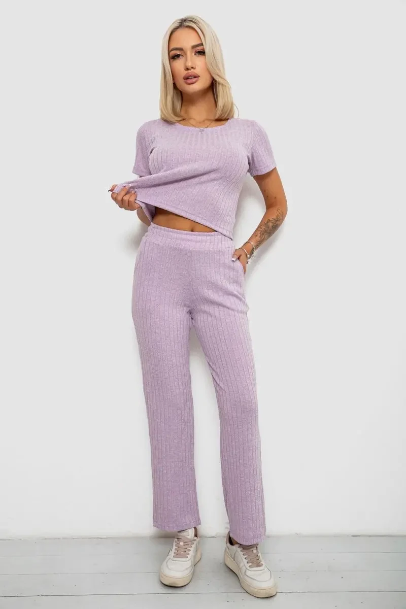 Костюм жіночий домашній, колір бузковий, 257R60 2