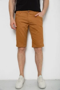 Шорти чоловічі однотонні, колір коричневий, 238R2469