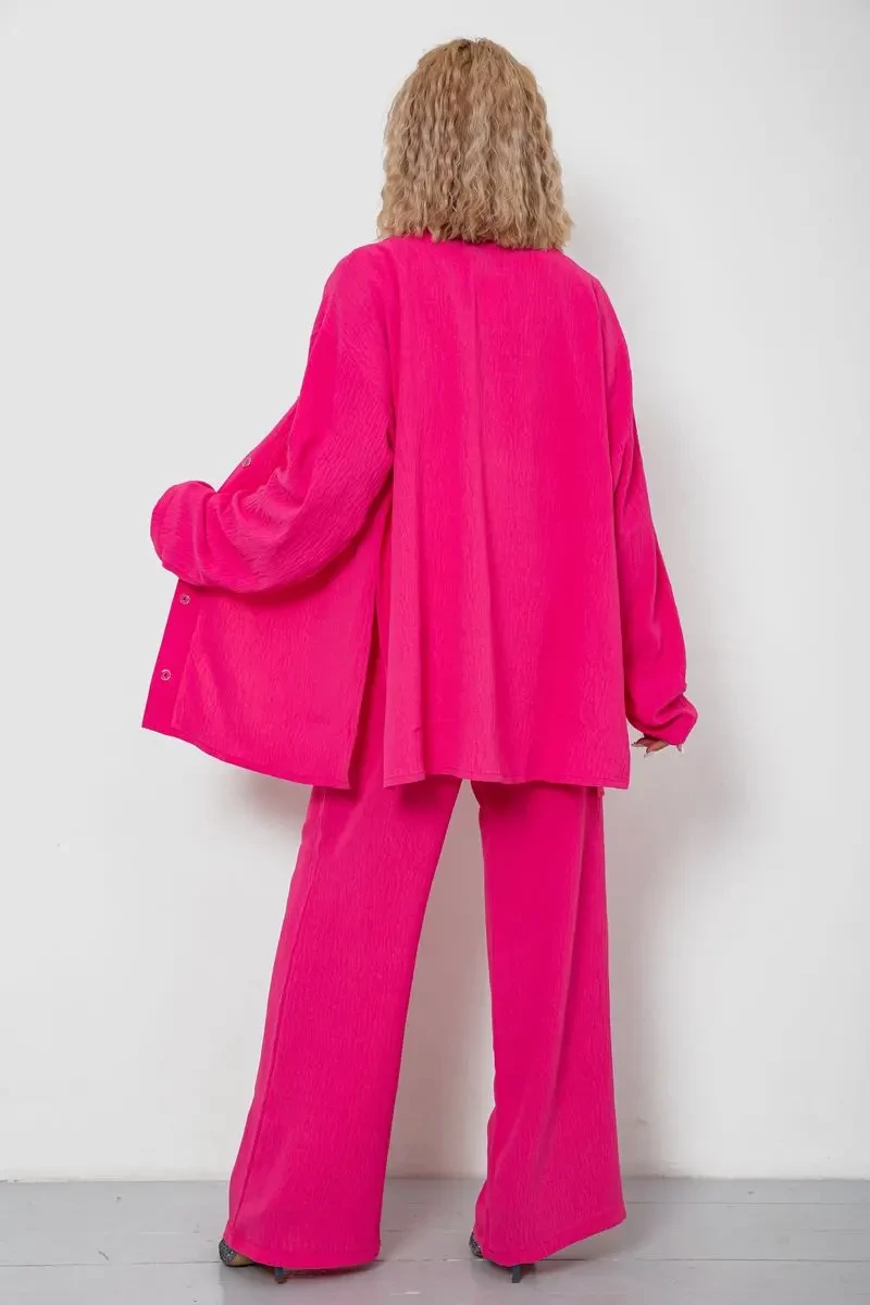 Костюм жіночий трійка, колір рожевий, 102R5255 3