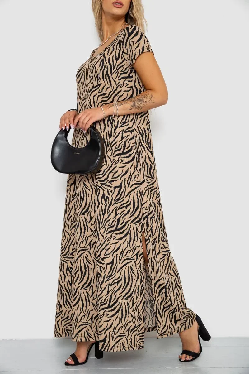 Сукня жатка, колір бежевий, 102R5262 3