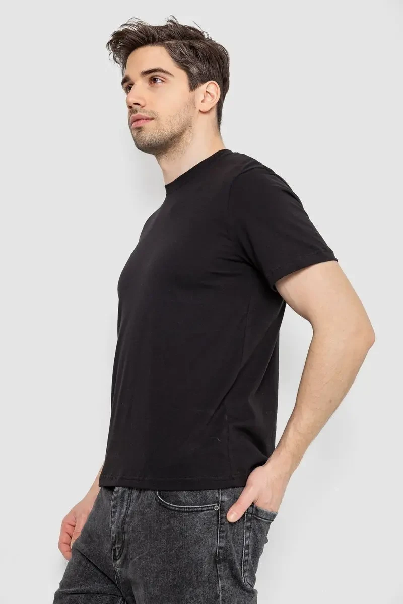 Футболка чоловіча з принтом, колір чорний, 241R1907 3