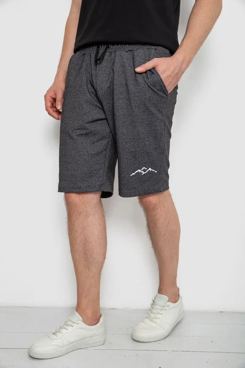 Шорти чоловічі, колір грифельний, 241R16222 3