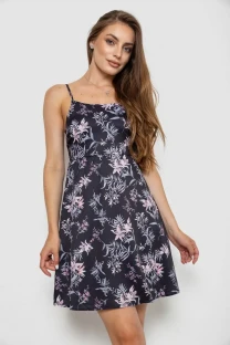 Сарафан з принтом, колір чорний, 129R1056