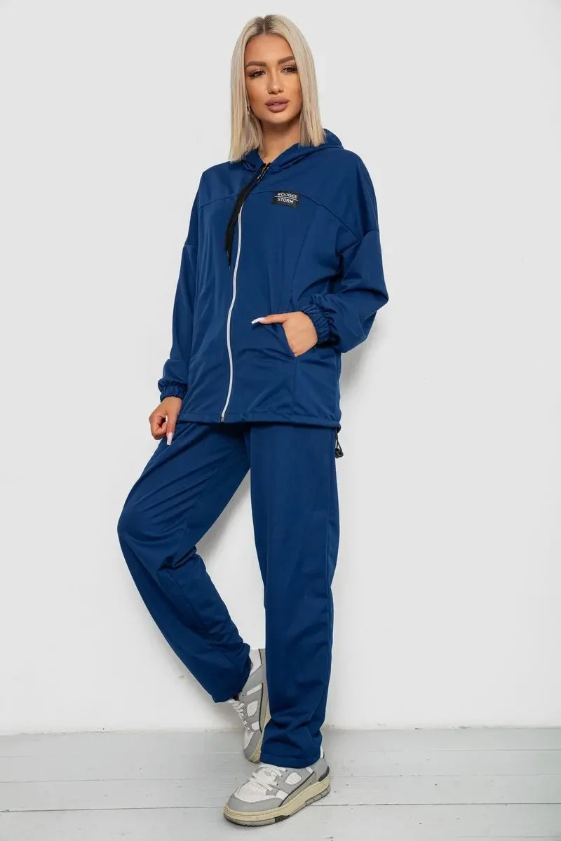Спортивний костюм жіночий, колір синій, 238R114-2 3