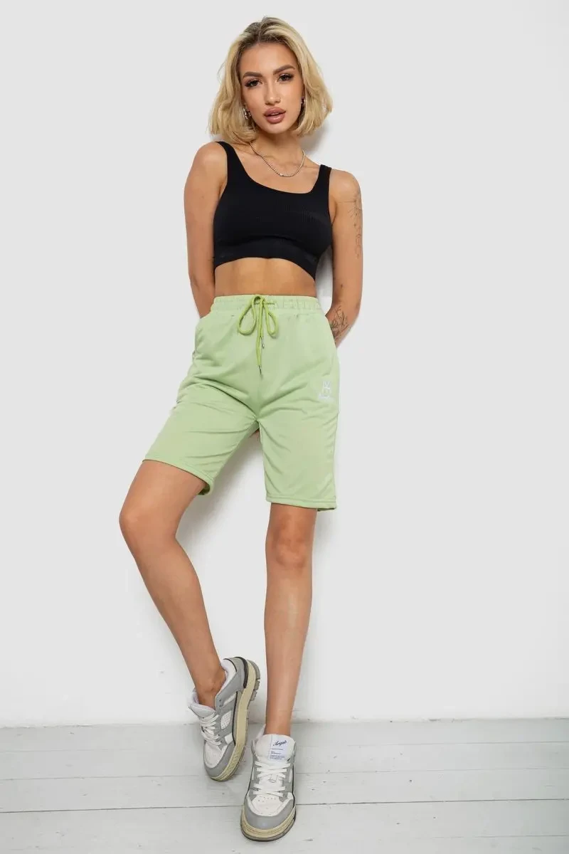 Шорти жіночі, колір м'ятний, 238RJH019-1 2