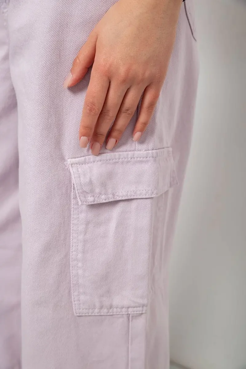 Джинси жіночі, колір світло-бузковий, 250R2535 6