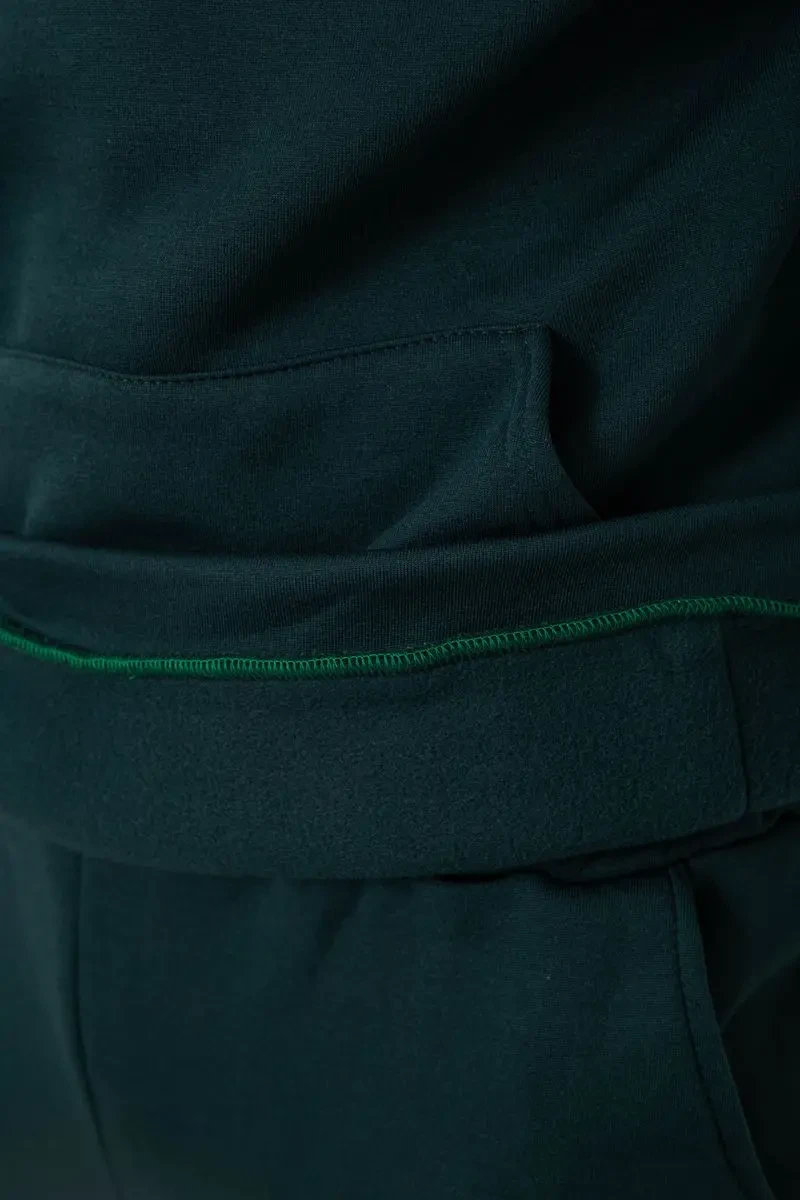 Спортивний костюм чоловічий на флісі, колір зелений, 238R58573 6