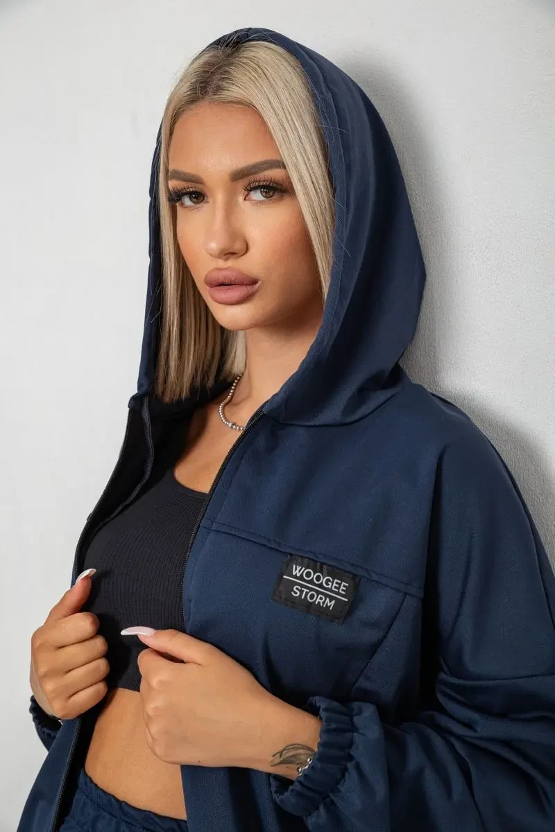 Спортивний костюм жіночий, колір темно-синій, 238R114 5