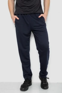 Спорт штани чоловічі, колір темно-синій, 244R401