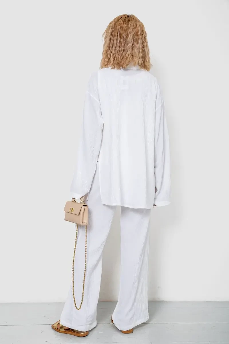 Костюм жіночий трійка, колір молочний, 102R5255 3