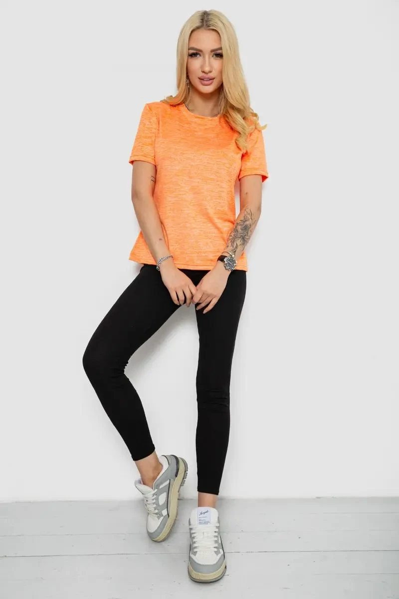 Футболка жіноча, колір помаранчевий, 244R2220 2