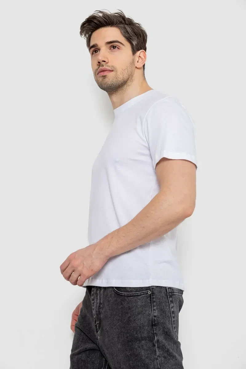 Футболка чоловіча з принтом, колір білий, 241R1907 2