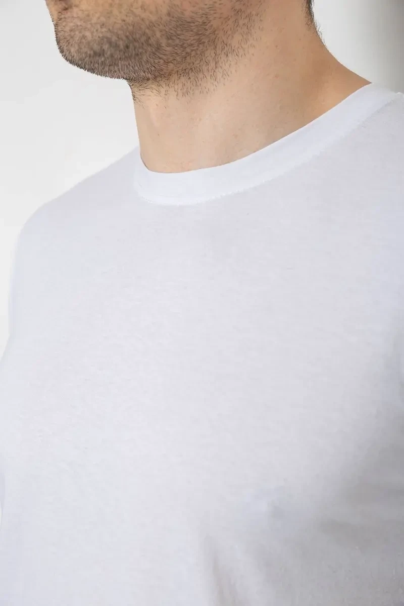 Футболка чоловіча з принтом, колір білий, 241R1907 5