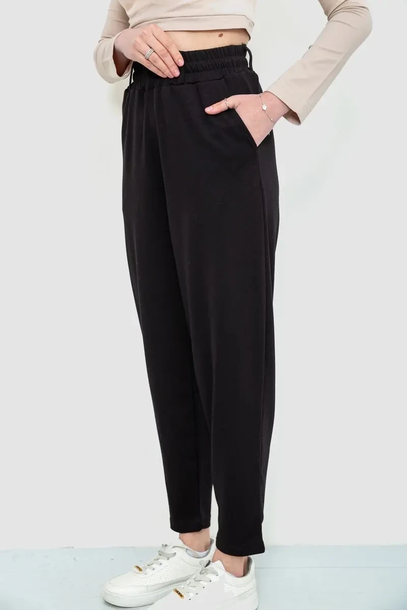 Штани жіночі MOM, колір чорний, 102R5246 3