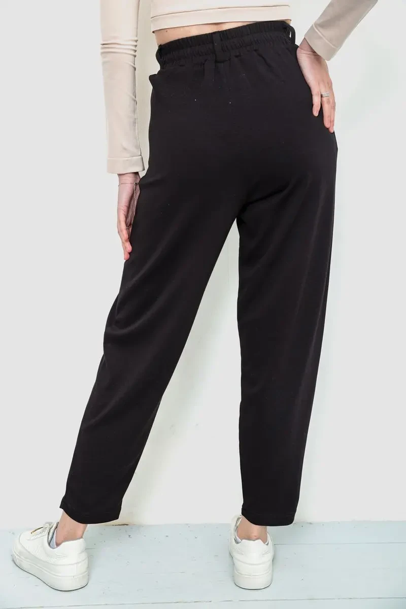Штани жіночі MOM, колір чорний, 102R5246 4
