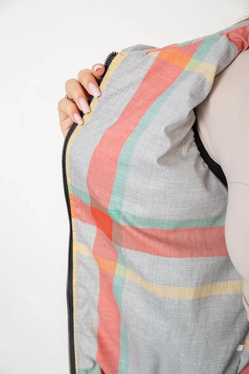 Жилетка жіноча дута, колір жовтий, 102R380-1 5